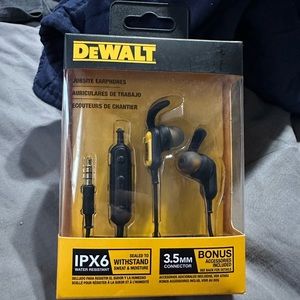 Dewalt job site earbuds